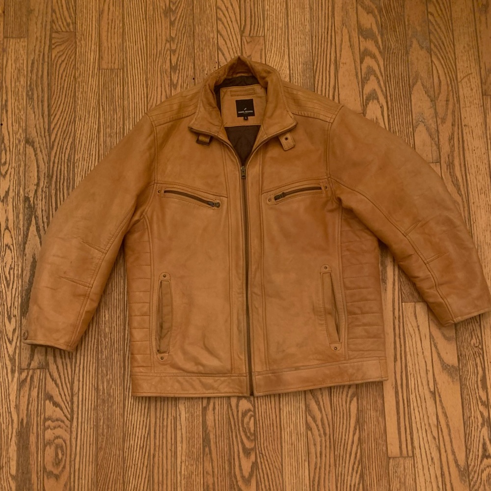 90s Vintage Sheep Skin Leather Jacket